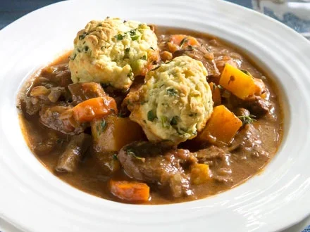 Beef stew & dumplings