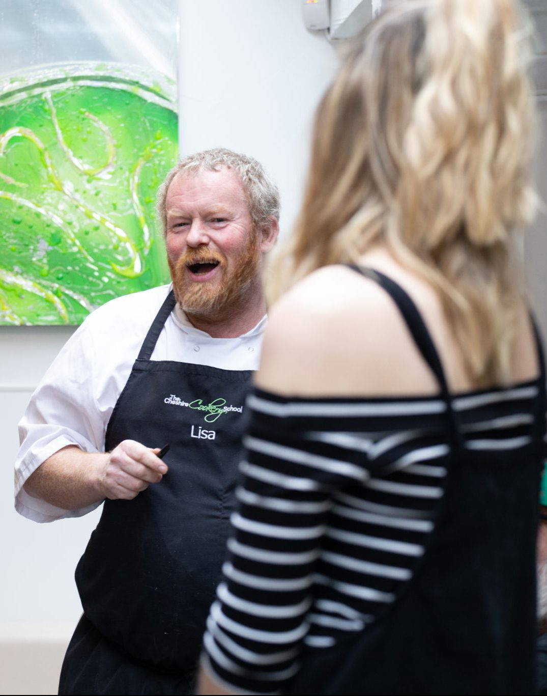 Img_1954 Chef Giving Talk In Meeting Room During Corporate Event